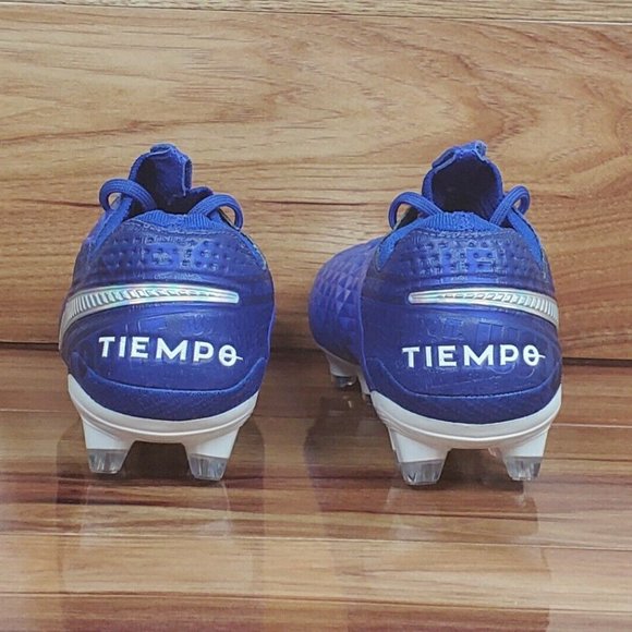 NEW Nike Tiempo Legend 8 ELITE FG Soccer Blue Whit - Picture 4 of 6